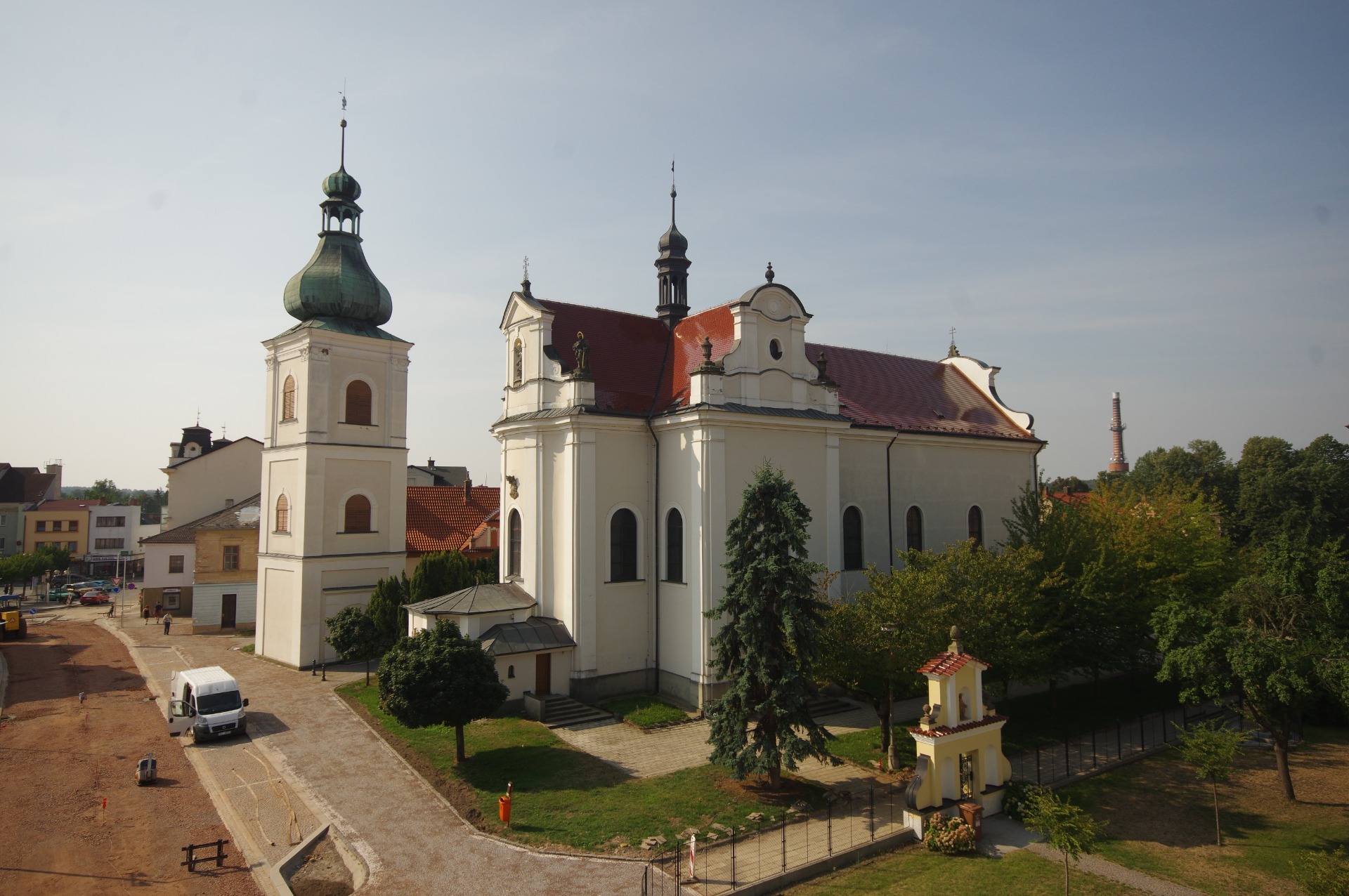 kostel sv. Františka v Chocni - oprava krovu a výměna krytiny